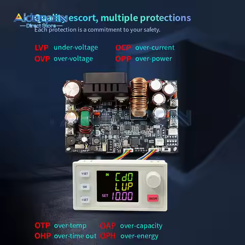 XY7025 DC Buck Converter CNC Step-down Adjustable Regulated Laboratory Power Supply Constant Voltage