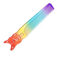 Rainbow Hair Comb Double Head Entangled Heat Resistant Temperature Straight Comb Pro Salon Hair Styl