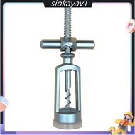 Champagne Cork Opener, Red Wine Bottle Opener Metal Turn Cork Screw Metal Wine Openers