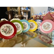 Salad Plate - Aynsley England Cake Beautiful Luxurious Color Maker