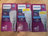 全新 Philips 白光LED 燈膽 4W E14 (細螺絲頭)