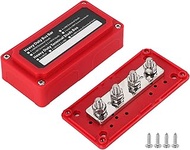 300A Bus Bar Power Distribution Box 48V DC 4 Studs Universal for Car Ship Boat RV - Heavy - Duty Nyl