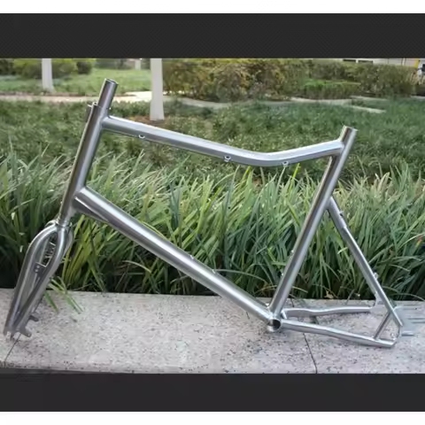 Titanium Road Bike Frame 20" Titanium Frame Bicycle Mini Velo Titanium Road Bicycle Frame