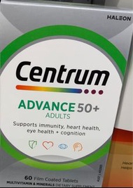 Centrum ADVANCE 50+ ADULTS 60粒 （12/2025到期）
