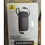 10000MAH BASEUS QPOW2 DUAL FAST CHARGING CABLES POWERBANK