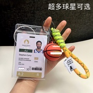 Kad Kemasukan Bintang NBA Curry Irving Kobe Creative Basketball Keychain Beg Beg Kereta Hadiah Loket