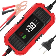 FOXSUR 12V 2A Smart Battery Chargers Universal 4AH-30AH Fully Automatic Trickle Battery Charger For
