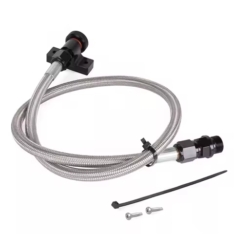 22200 Engine Oil Dipstick Aluminum Braided Automatic Transmission Locking Dipstick for Ford F150 201