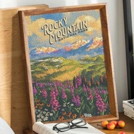 【Anti Moisture Backboard】A2 A3 A4 Wooden Photo Frame Large Size Picture Frame 【Without Gasket】