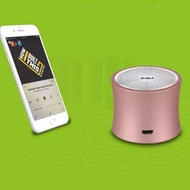 speaker bluetooth speaker bluetooth bass speaker bass EWA Metal Bluetooth Speaker A104 Wireless Blue