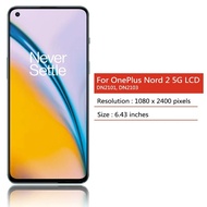 YY ซูเปอร์ TFT สำหรับ OnePlus Nord 2 Nord2 5G DN2101แอลซีดี DN2103ดิสเพลย์หน้าจอสัมผัสดิจิทัลแผงประก