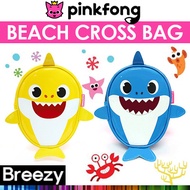 BREEZY ★ [Pinkfong] Beach Cross Bag / Baby Shark / Dad Shark
