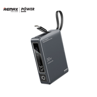 [ CCC ] Remax Power Bank รุ่น RPP-86 แบตสำรอง ความจุ 10000mAh สายชาร์จในตัว ชาร์จไว type-c USB มีประ