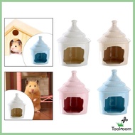 [ Ceramic Hamster Habitat Hideout, Hamster House Pet Sleeping Huts Hamster Habitat for Chinchilla