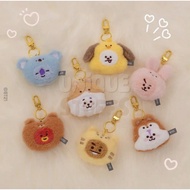 BT21 Face Mascot Charm Fluffy BTS HugsBIG