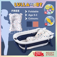 🔥READY STOCK🔥 Newborn Baby Bath Tub Folding Kids Foldable Non-Slip Baby Bathtub Tab Mandi Baby Tab M
