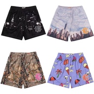 EE Basic Short NEW YORK CITY SKYLINE Men's Casual Shorts Fitness Shorts Summer Fitness Shorts Mesh S