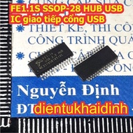FE1.1S FE1.1 SSOP-28 USB 2.0 HUB USB port communication IC KDE1396