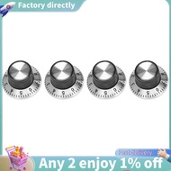4 x potentiometer Pot metal knob with 0-9 turntable for 6mm shaft knob
