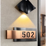 Stainless steel hollow outdoor unit number Hdb Unit Unit Number Signage Door Unit Number House Numbe