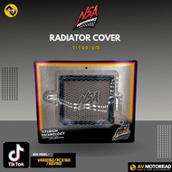 NSA Performance Titanium Radiator Cover For Vario160/Pcx160/Adv160