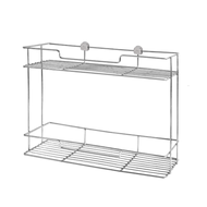 G.House Online Iris ตะแกรงชั้นวางของอเนกประสงค์ 2 ชั้น รุ่น IR-58107 ขนาด 7.1x16.2x17 ซม. ของแท้