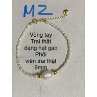 REAL RICE GRAIN NECKLACE AND BRACELET ms DF1