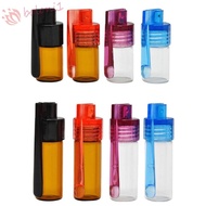 [READY STOCK] Glass Bottles, Portable Household Pill Box, Medicine Organizer Mini 31mm/15mm Multicolor Snuff Snorter Bottle Household