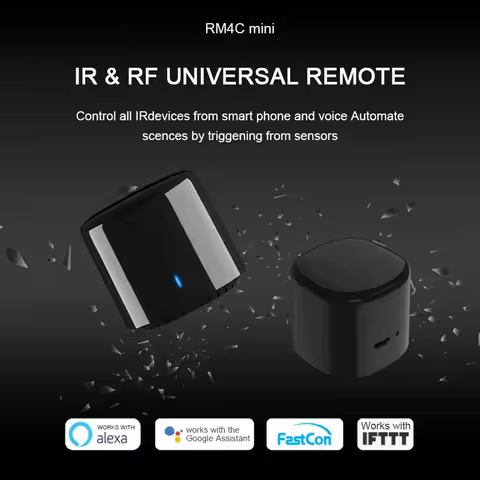 Broadlink Rm4c Mini WIFI IR RM4 BestCon Smart Home Universal Remote for Air Conditioner TV Voice Con