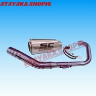 Sc Projects Racing Exhaust for Satriafu R15 CBR150R Vixion Byson Gsx Byson Satria