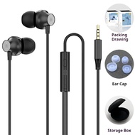 Newmsnr 9D lossless Tai nghe có dây với micro HD lossless giảm tiếng ồn trong tai nghe đeo tai Tai n