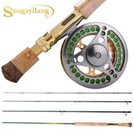 2.7M Fly Fishing Rod Set and Carbon Fiber Ultralight Weight Fly Fishing Rod and 2+1BB Fly Reel Tackles