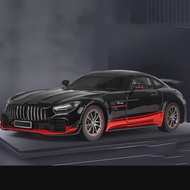 โมเดล GTR 1/18 Mercedes Benz AMG รถไดคัสต์โลหะของเล่นสะสมเสียงงานอดิเรกและแสงขนาดเล็กสำหรับเด็กผู้ชา