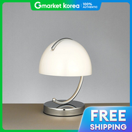 โคมไฟขาตั้งสีขาว E14 (พร้อมหลอดไฟ) โคมไฟห้องนอน โคมไฟตั้งโต๊ะ โคมไฟอ่านหนังสือ โคมไฟตกแต่ง