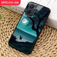 Softcase Glass Kaca OPPO A76 A96 - Casing Hp OPPO A76 A96 - C12 - Pelindung hp OPPO A76 A96 - Case Handphone OPPO A76 A96 - Casing Handphone OPPO A76 A96 - Softcase oppo A76 A96 - Silikon handphone OPPO A76 A96.