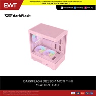 DARKFLASH DB330M MOTI MINI PINK M-ATX PC CASE 100% ORIGINAL