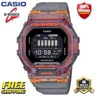 Original G-Shock Men Women Watch GBD200 Digital Display 200M Water Resistant Shockproof Mud Resistant World Time LED Light Gshock Girl Man Boy Sports Lover Wrist Watches with 4 Years Warranty GBD-200SM-1A5 (Ready Stock)