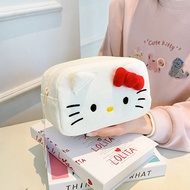 makeup organizer makeup pouch Kitty Cosmetic Bag Hello kt Dirt-Resistant Winter New Cartoon Cute Hig