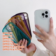 Matte Transparent Soft Case for OPPO F11 Pro OPPO F11 OPPO F9 OPPO F9 Pro OPPO F5 OPPO F5 Youth OPPO F7 OPPO F7 Youth OPPO F1S , Chubby Candy Color Shockproof Phone Cover