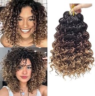 GoGo Curl Crochet hair Water Wave Crochet hair Natural Black Synthetic Bohemian Crochet Braid Deep W