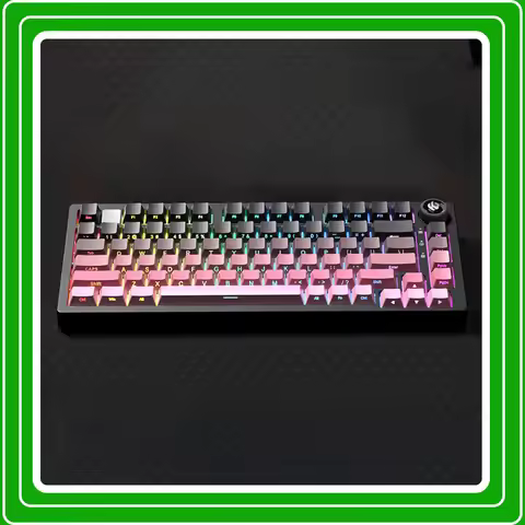 LEOBOG Hi75C Mechanical Keyboard Kit Tri Mode RGB Aluminium Alloy Wired Customized Keyboard with Kno