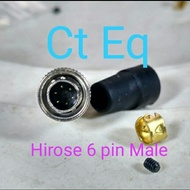 Hirose 6 pin connector hirose 6 Male pin jack hirose 6 pin Male