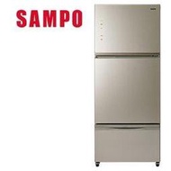 SAMPO 聲寶【SR-C53GDV】530公升 1級能效 變頻琉璃三門冰箱