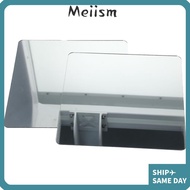 MEIISM 4 Pack Square Mirror, 8 X 8 Inch Self Adhesive Wall Mirror Tiles, Plastic Mirror Sheets Acryl