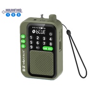 C90 Mini Pocket FM Radio Digital Radios Receiver Wireless  MP3 Speaker with LED Display Recording Sl