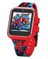 Accutime Spiderman Kids Smart Watch for Girls &amp; Boys with Selfie Camera - Interactive Smartwatch for Girls Featuring Games, Voice Recorder, Calculator, Pedometer, Alarm, Stopwatch, with USB Cable