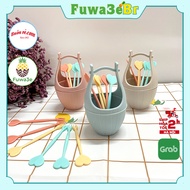 Cute Heart Shaped Skewers, Fruit Skewers Set - Br 01627 Safe And Convenient Fruit Skewer Set