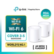 TP-Link AX3000 Wifi 6 Mesh Wifi Router Home Wireless System Support AP Mode or Router Mode Deco X60 (2 PACK)
