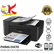 CANON PIXMA E4270 / E4570 4-IN-1 COMPACT WIRELESS ALL IN ONE PRINTER (PRINT SCAN COPY FAX) WITH STAR