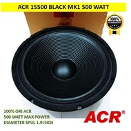 Full-range Speaker ACR 15+3 15500 500W Woofer Mid-Bass 8Ω / Speaker ACR 15500-Mk1 Black 15 Inch 500W